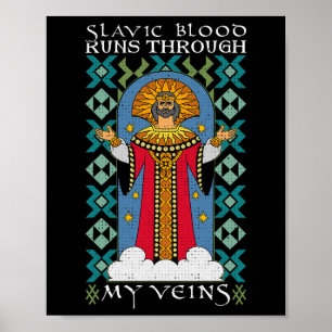 Affiche Dazhbog Ancien Mythe Slav Paganisme Russi