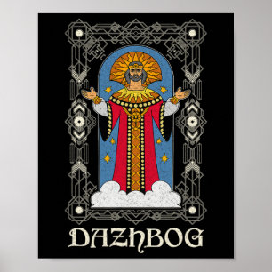 Affiche Dazhbog Ancien Mythe Slave Païen Russe