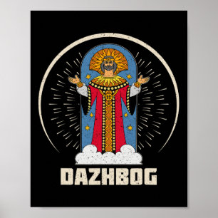 Affiche Dazhbog Ancien Mythe Slave Païen Russe