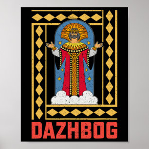 Affiche Dazhbog Ancien Mythe Slave Païen Russie