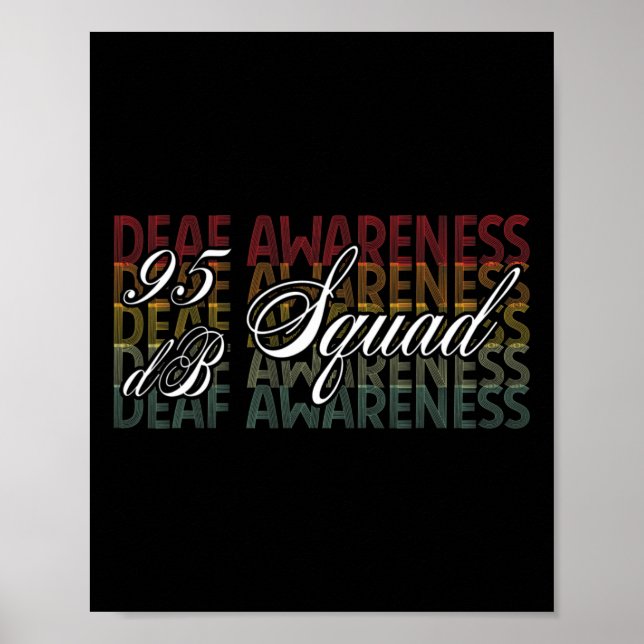 Affiche Db Squad Signal À Main Langue Audience Perte Sensi (Devant)