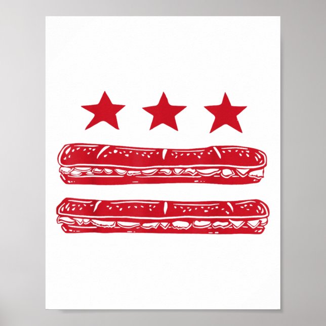 Affiche Dc Drapeau Sous-Sandwich (Devant)
