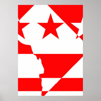 Affiche DC inversé - Bordures
