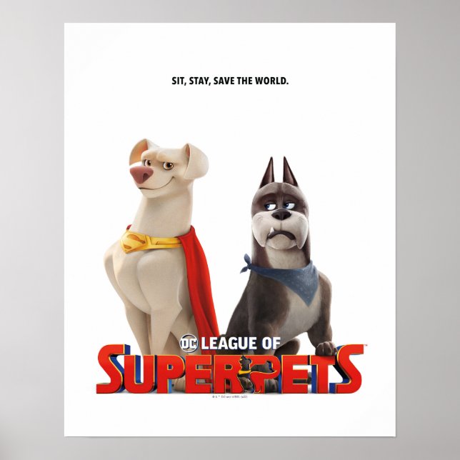 Affiche DC League of Super-Pets Theatrical Art (Devant)