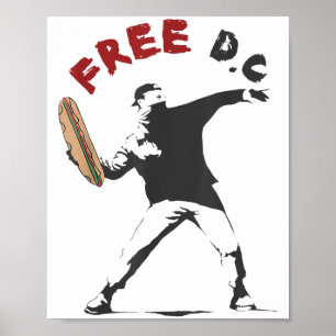 Affiche Dc Sandwich Guy Gratuit Dc Washington Dc Sandwich