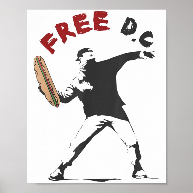 Affiche Dc Sandwich Guy Gratuit Dc Washington Dc Sandwich (Devant)
