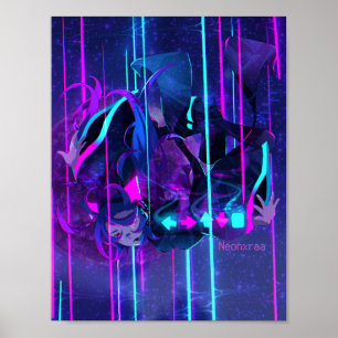 Affiche DDR Anime Girl