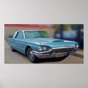 AFFICHE DE 1965 T-BIRD