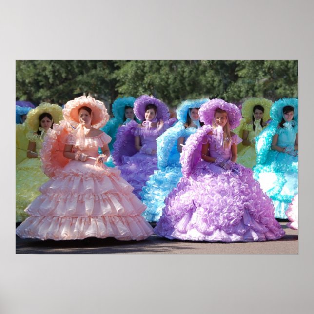Affiche de 19 po x 13 po - Southern Belles (Devant)