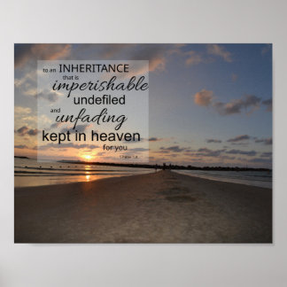 Affiche de 1 Pierre 1:4 | Héritage Éternel