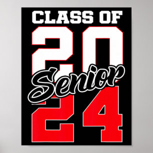 Affiche De 2024 Senior 24 Shirt High School Graduation Gif