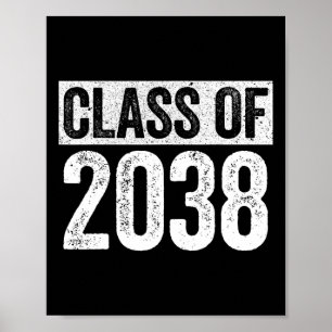 Affiche De 2038 Senior 2038 Graduation