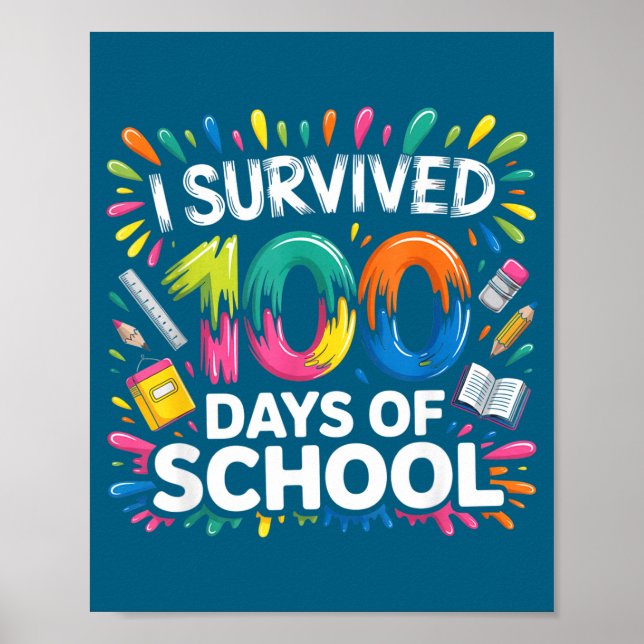 Affiche De 67 33 Jours École 100 (Devant)