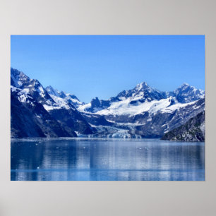 Affiche de baie de glacier
