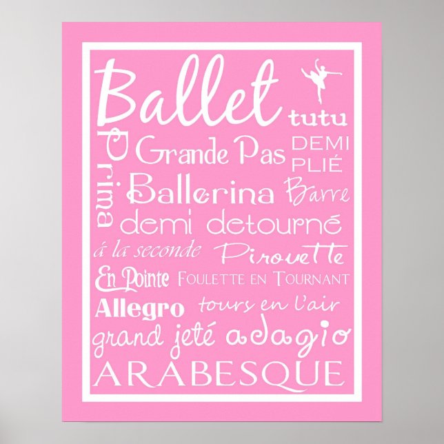 Affiche de ballet (Devant)