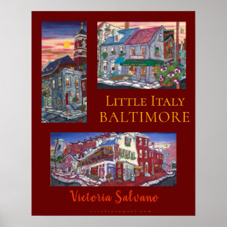 Affiche de Baltimore sur la Petite Italie