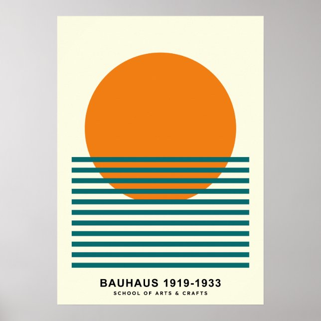 Affiche de bandes Bauhaus Sunset Strip Art mural r (Devant)