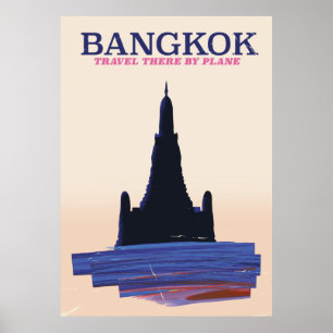 Affiche de Bangkok Wat Poh Travel