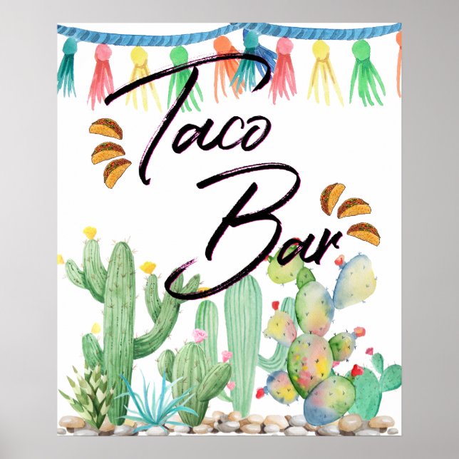 Affiche de Bar à Tacos | Soirée Tacos (Devant)