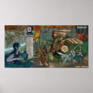 Affiche de bataille de Drakus