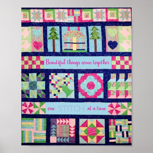 Affiche De belles choses se rassemblent un coup à la fois (Devant)