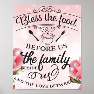 Affiche De Belles Roses Roses Roses Roses - Bénissez La No
