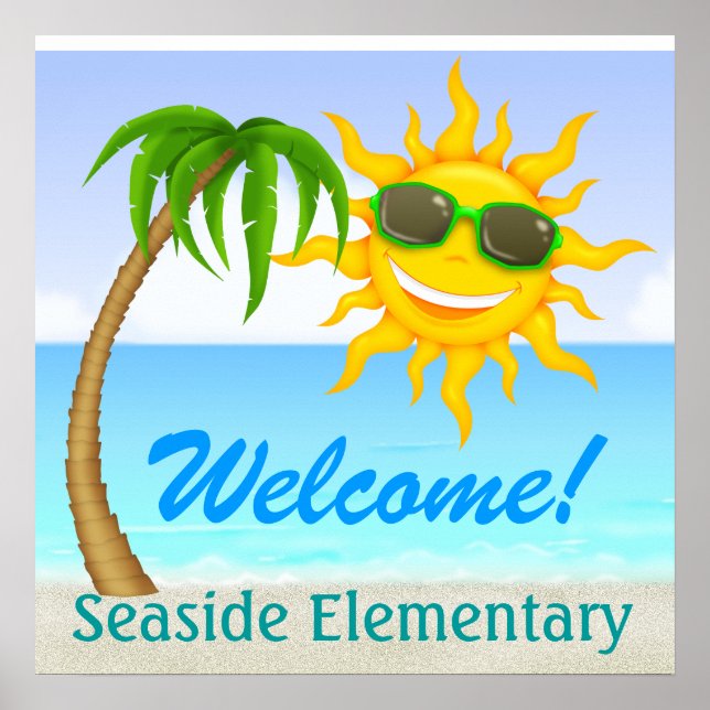 Affiche de bienvenue à l'école - SRF (Devant)