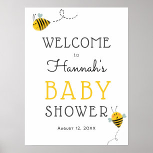 Affiche de bienvenue Baby shower