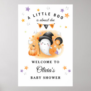 Affiche de bienvenue Baby shower de Little Boo Hal