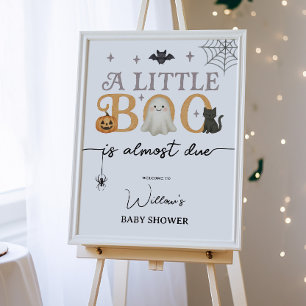 Affiche de bienvenue Baby shower de Little Boo Hal