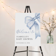 Affiche de bienvenue de Baby shower de garçon à mâ