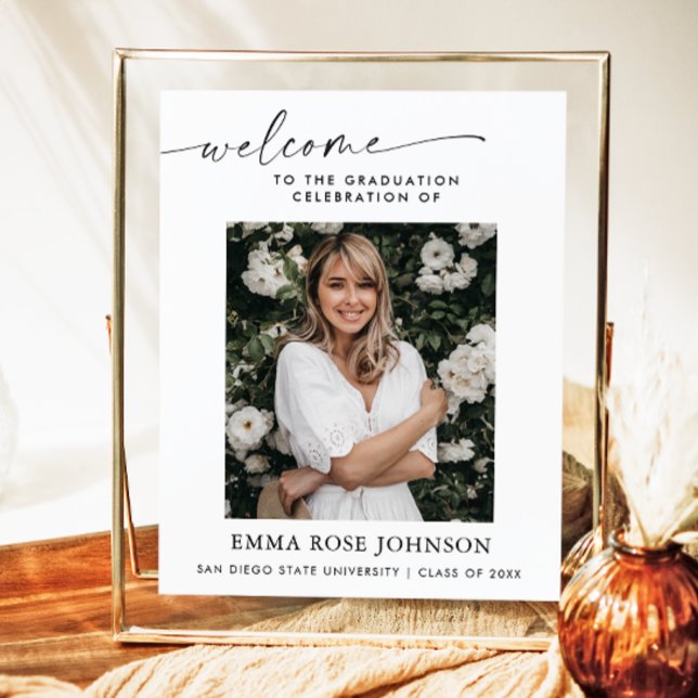 Affiche de bienvenue de diplôme, panneau du tablea (Créateur téléchargé)