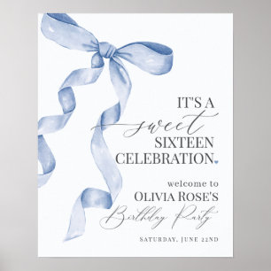 Affiche de bienvenue de fête d'anniversaire de la