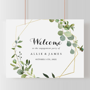 Affiche de bienvenue de la partie d'engagement géo