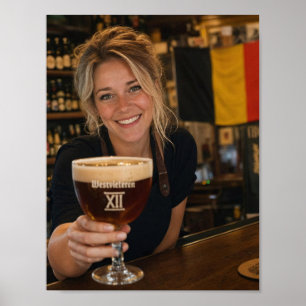 Affiche de bienvenue de l'Alehouse belge au crépus