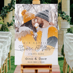 Affiche de bienvenue de mariage avec superposition