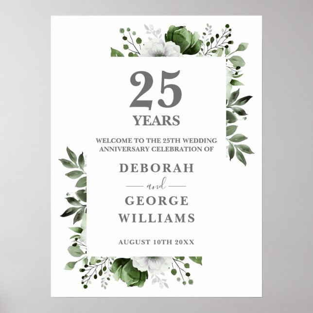 Affiche de bienvenue du 25e anniversaire du Mariag (Devant)