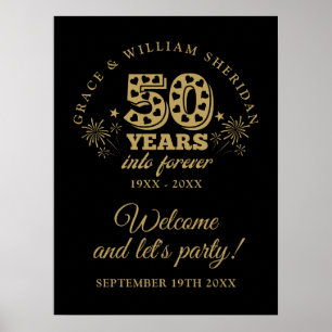 Affiche de bienvenue du 50e anniversaire de Foreve