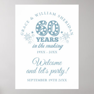 Affiche de bienvenue du 60e anniversaire