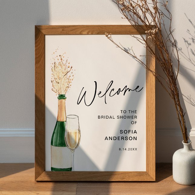 AFFICHE DE BIENVENUE Fête des mariées CRISTAL - Ca (Créateur téléchargé)