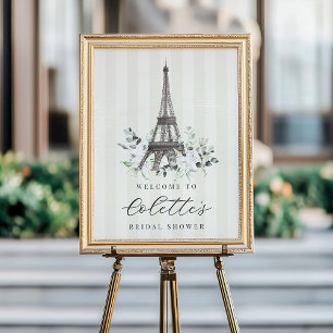 Affiche de bienvenue Fête des mariées Paris Bloom