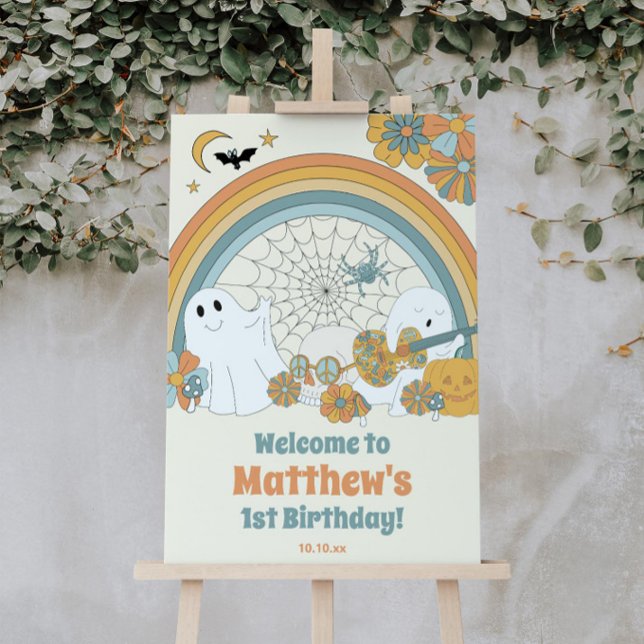 Affiche de bienvenue hôte Halloween Éffrayante sup (Créateur téléchargé)