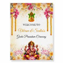 Affiche de bienvenue indienne du réchauffement de