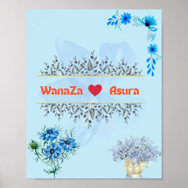 Affiche de bienvenue mariage (Devant)