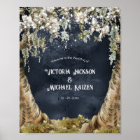 Affiche de bienvenue Mariage Magnolia & Moss