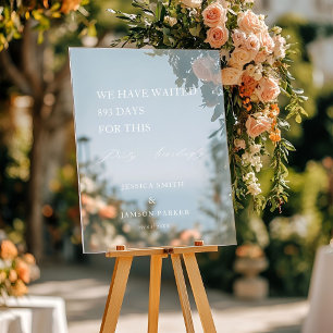 Affiche de bienvenue Mariage par parti