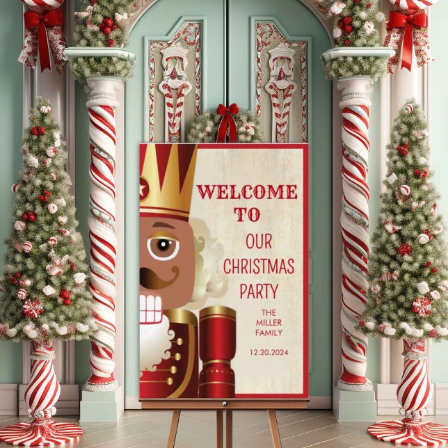 Affiche de bienvenue Noël Casse-Noisette (Créateur téléchargé)