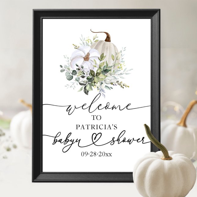 Affiche de bienvenue pour Baby Shower sur le thème (Créateur téléchargé)