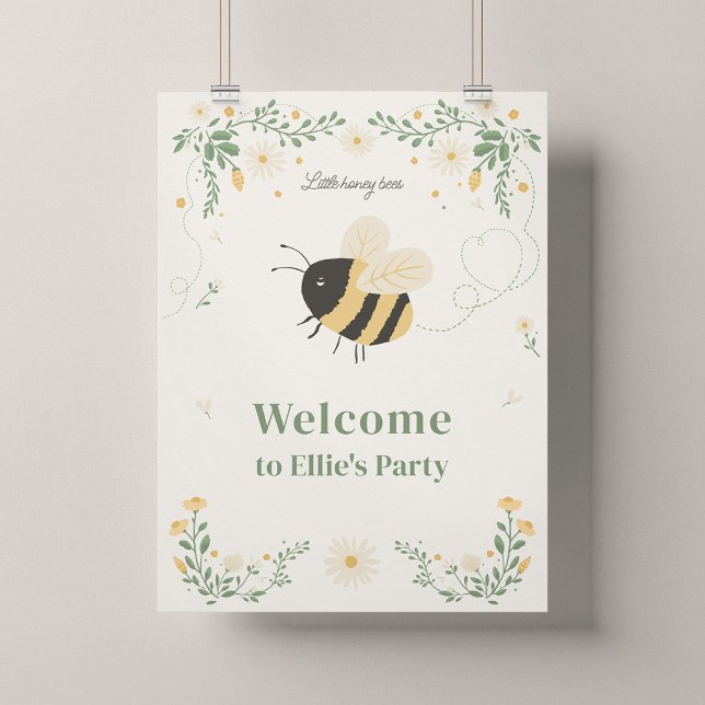Affiche de bienvenue pour fête d'anniversaire Buzz (Welcome Poster - 18 x 24")