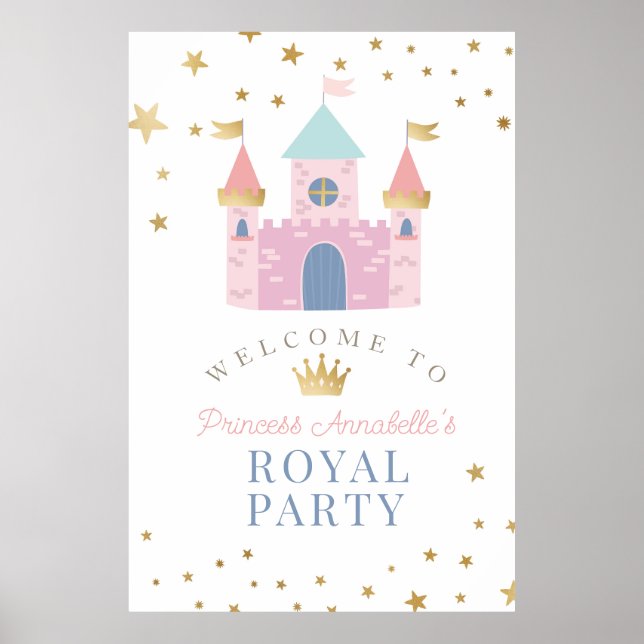 Affiche de bienvenue pour la fête d'anniversaire d (Devant)